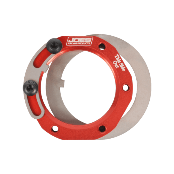 JOES Racing Products Aluminum Spindle Nut Red Anodized for Wide 5 and 5 x 5 Hubs - Image 1