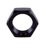 Left Hand Thread Jam Nut | 3/4-16 | Aluminum | Black Anodized