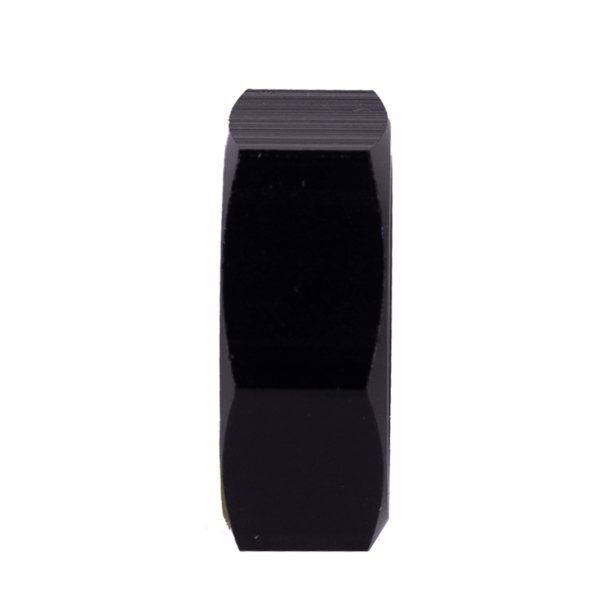 Left Hand Thread Jam Nut | 3/4-16 | Aluminum | Black Anodized - Image 2