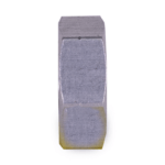 Right Hand Thread Jam Nut | 3/8-24 | Aluminum | Natural Finish - Image 2