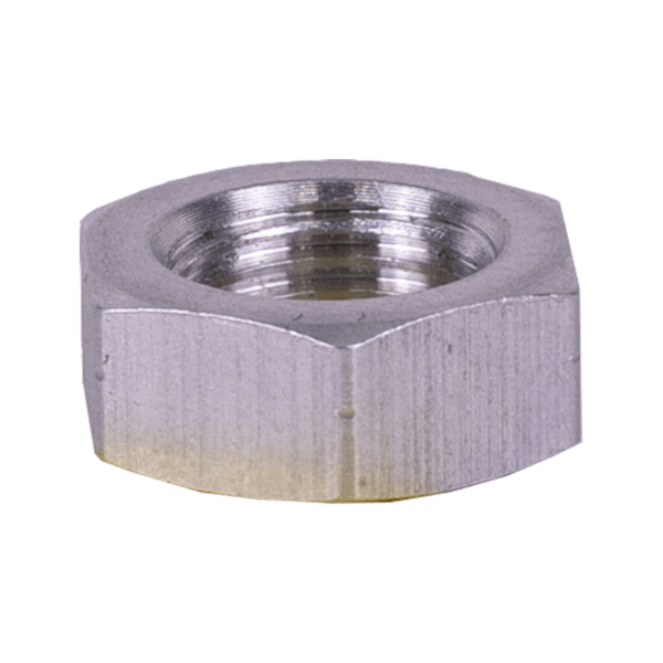 Right Hand Thread Jam Nut | 3/8-24 | Aluminum | Natural Finish - Image 3