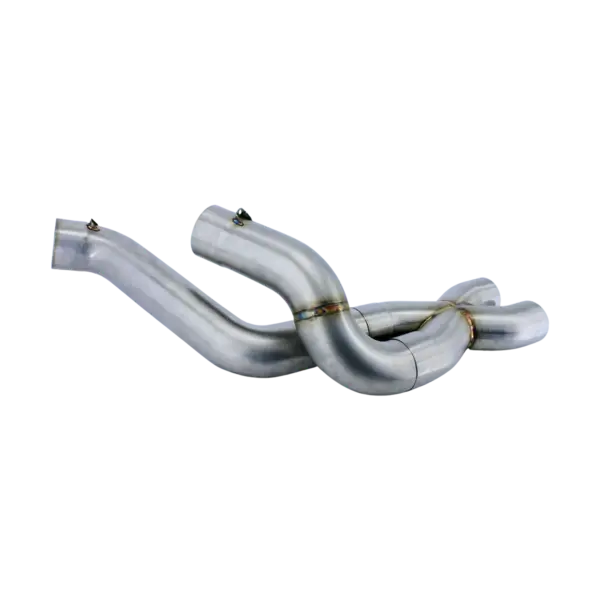 ProFabications Tailpipe Kit Super Late Model 2025 X-Pipe System, 3.50" SS (2 Pipes, No Mufflers) - Image 2