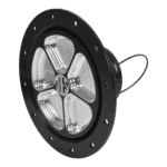 JOES Racing Products Fuel Filler Cap Screw-On 12-Bolt Flange 2-1/4 5-Pocket Pattern Black Anodized