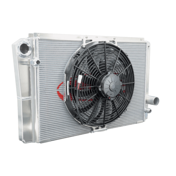 PWR Radiator – Late Model Chevy Stacked Package (27mm Denso w/ PWR EA) - Image 1