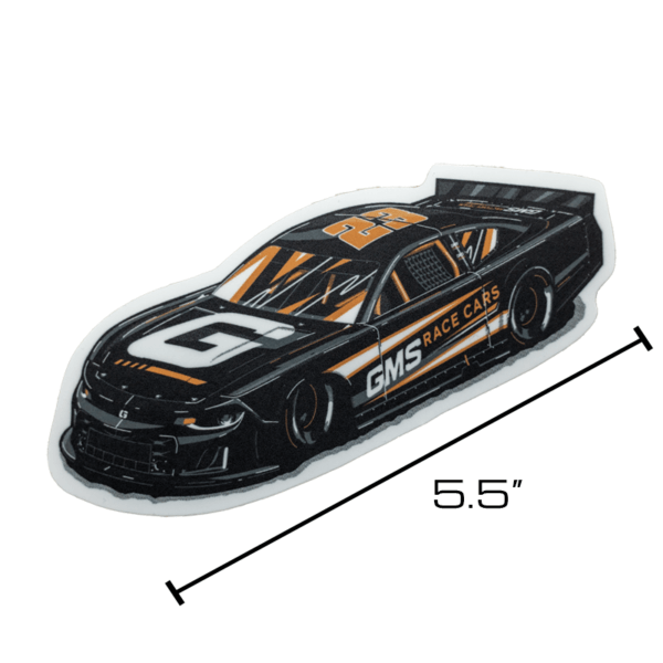 GMS Race Cars Chassis #001 Sticker - Image 1