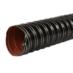 Titan Flexible Hi-Temp Brake Duct Hose – 3" Diameter, 5 Foot Length - Image 2